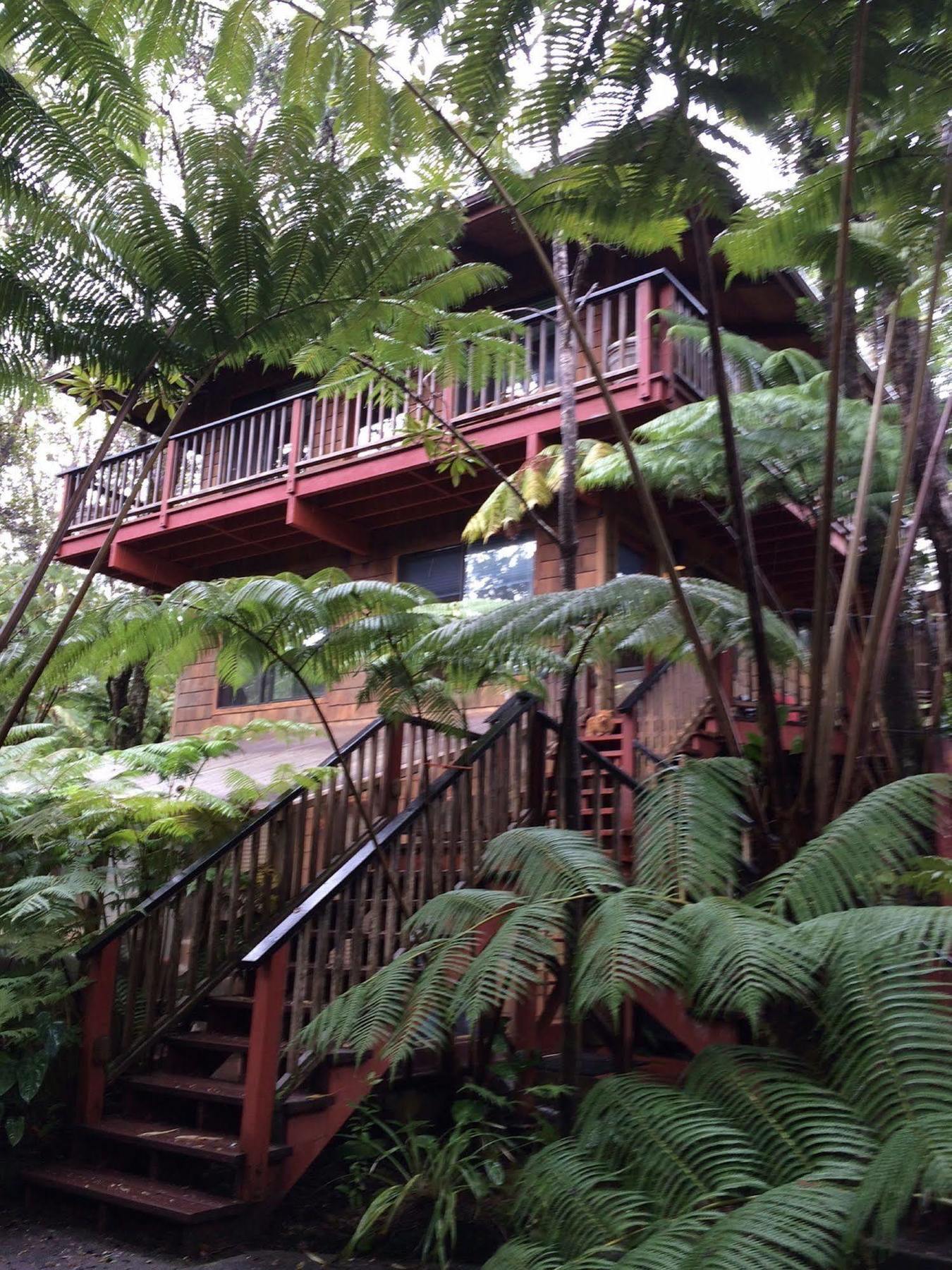 The Guest Cottages @ Volcano Acres Tree House Exteriör bild